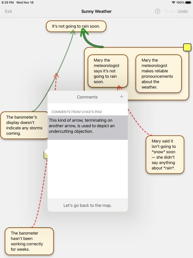 ArguMap interface